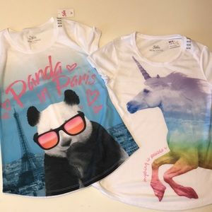 NWT Girls Justice T-shirt Bundle
